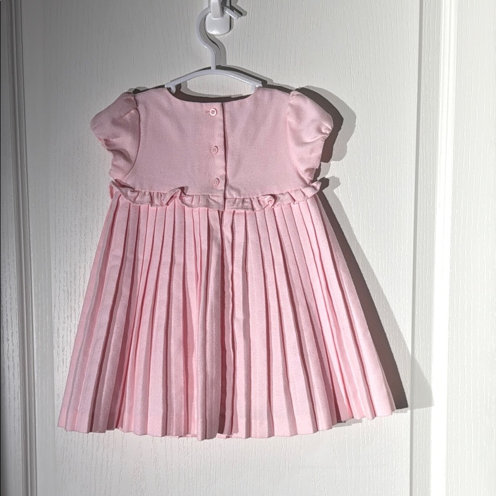 Pink Ruffled Kids Dress - Picture 5 of 5